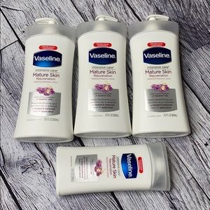 Discontinued Vaseline Mature Skin Rejuvenation Lotion Lot